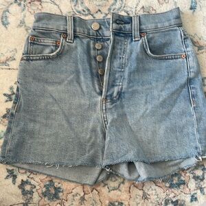 Denim Forum Aritzia ‘50s Arlo HR Denim Shorts